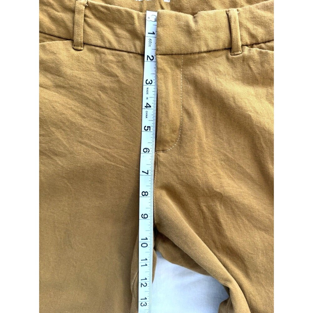 Old Navy Womens Size 10 Pixie Ankle Mid-Rise Stretch Pants Brown - Picture 3 of 9